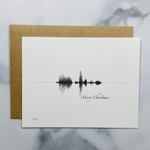 Merry Christmas Soundwave Greeting Cards (10 Pack with Envelopes) - Picture 1 of 6